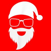 Cool Santa Clause Zip Tote Bag