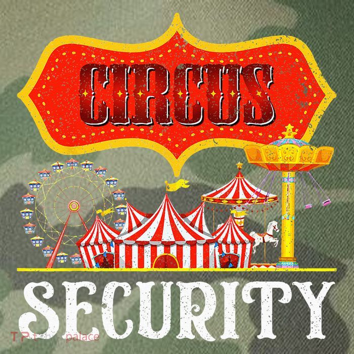 Circus Security Carnival Costume Carny Event Staff Circus Legacy Tie Dye Trucker Hat