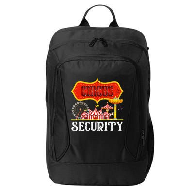 Circus Security Carnival Costume Carny Event Staff Circus City Backpack