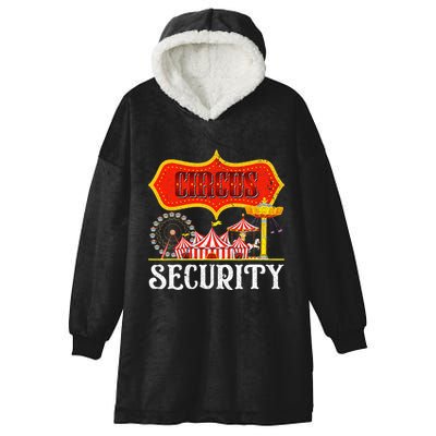Circus Security Carnival Costume Carny Event Staff Circus Hooded Wearable Blanket