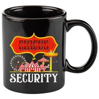Circus Security Carnival Costume Carny Event Staff Circus 11oz C Handle Ceramic Mug