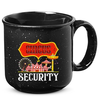 Circus Security Carnival Costume Carny Event Staff Circus 15oz Campfire Ceramic Mug