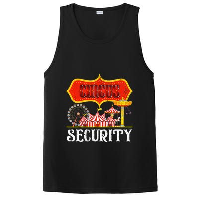 Circus Security Carnival Costume Carny Event Staff Circus PosiCharge Competitor Tank