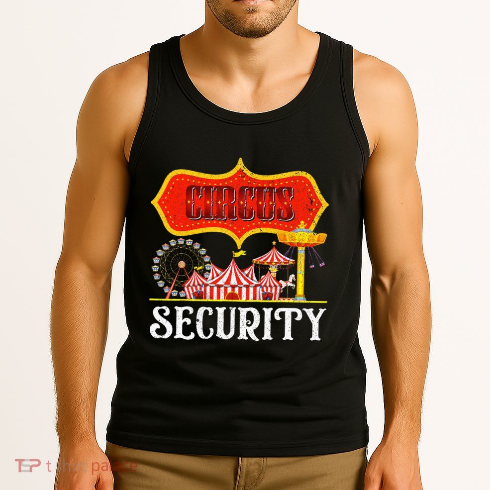 Circus Security Carnival Costume Carny Event Staff Circus Tank Top