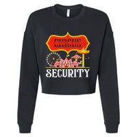 Circus Security Carnival Costume Carny Event Staff Circus Cropped Pullover Crew