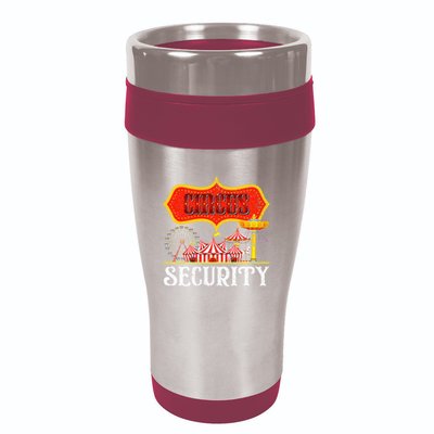 Circus Security Carnival Costume Carny Event Staff Circus 16oz Travel Tumbler