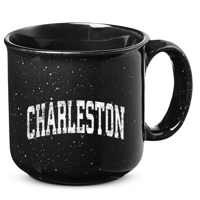 Charleston South Carolina Sc Vintage Athletic Sports Design 15oz Campfire Ceramic Mug