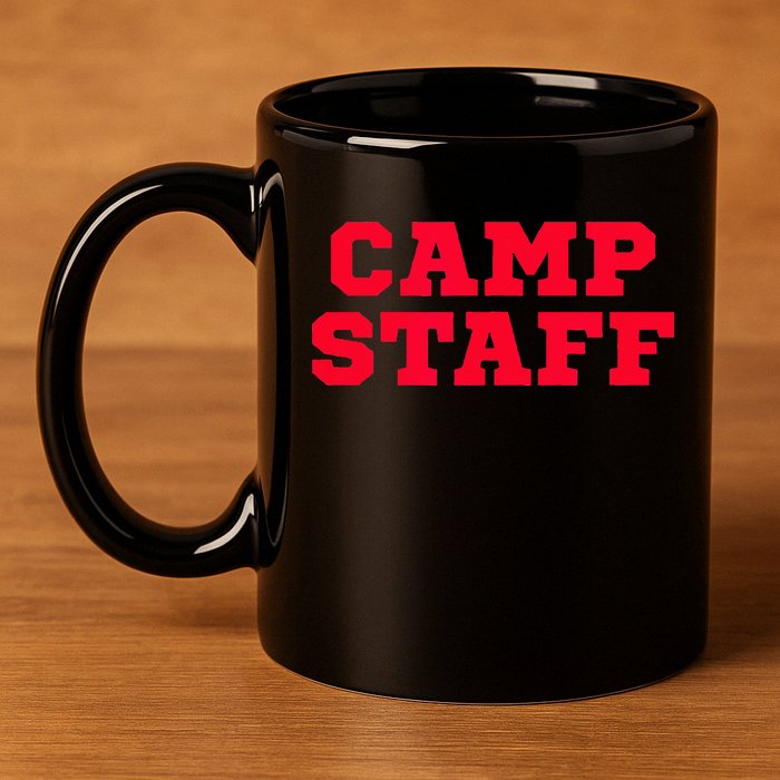 Camp Staff 11oz C Handle Ceramic Mug