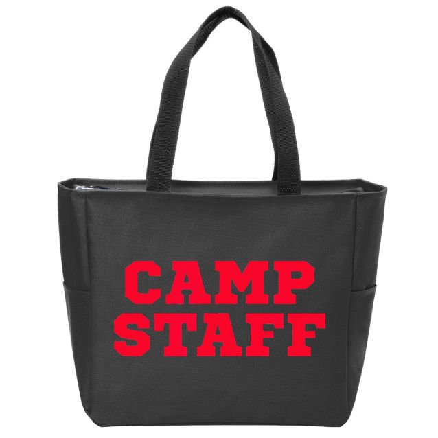 Camp Staff Zip Tote Bag
