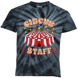 Circus Staff Circus Themed Party Kids Tie-Dye T-Shirt