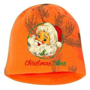 Christmas Santa Claus Face Funny Old Fashioned Kati - Camo Knit Beanie