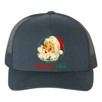 Christmas Santa Claus Face Funny Old Fashioned Yupoong Adult 5-Panel Trucker Hat