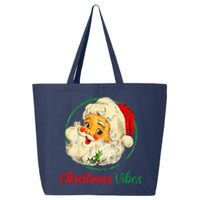 Christmas Santa Claus Face Funny Old Fashioned 25L Jumbo Tote