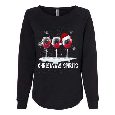 Christmas Spirits Womens California Wash Sweatshirt