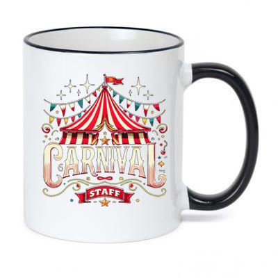 Carnival Staff Circus Matching 11oz Black Color Changing Mug