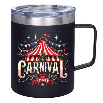 Carnival Staff Circus Matching 12oz Stainless Steel Coffee Mug