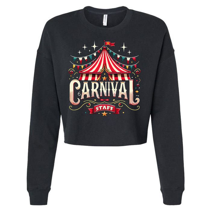 Carnival Staff Circus Matching Cropped Pullover Crew