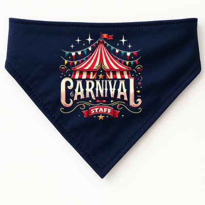 Carnival Staff Circus Matching USA-Made Doggie Bandana
