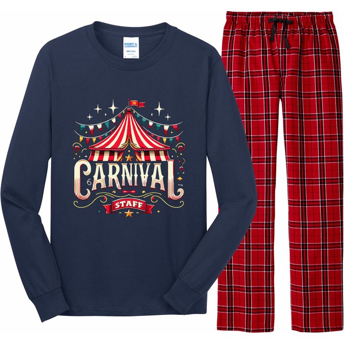 Carnival Staff Circus Matching Long Sleeve Pajama Set