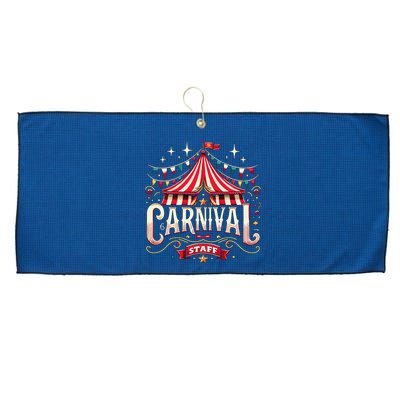 Carnival Staff Circus Matching Large Microfiber Waffle Golf Towel