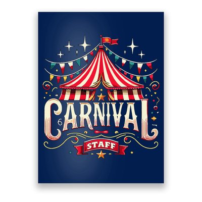 Carnival Staff Circus Matching Poster