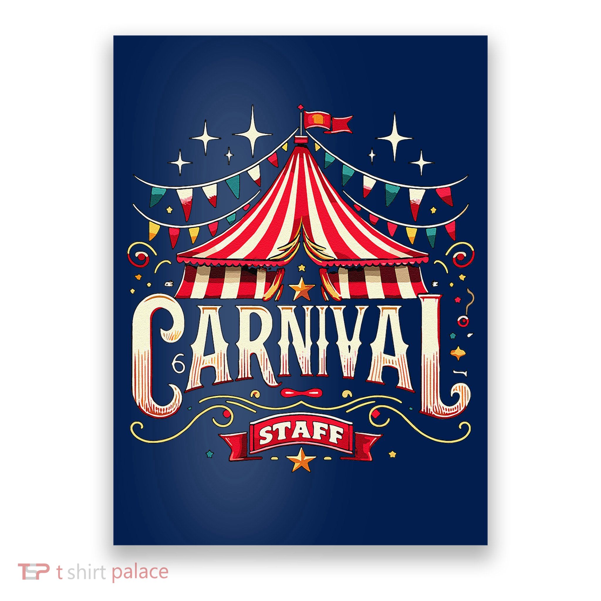 Carnival Staff Circus Matching Poster