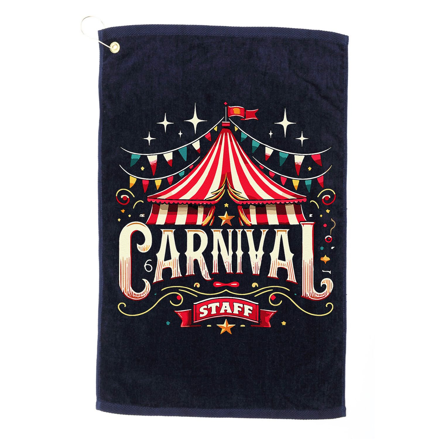 Carnival Staff Circus Matching Golf Towel