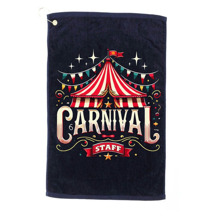 Carnival Staff Circus Matching Golf Towel