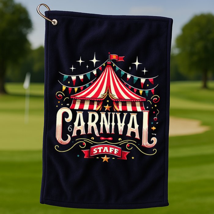 Carnival Staff Circus Matching Golf Towel
