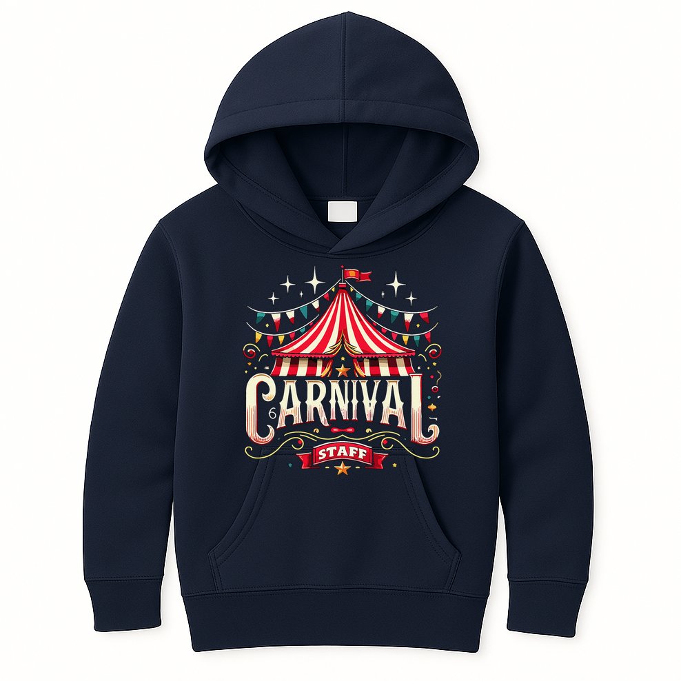 Carnival Staff Circus Matching Kids Hoodie