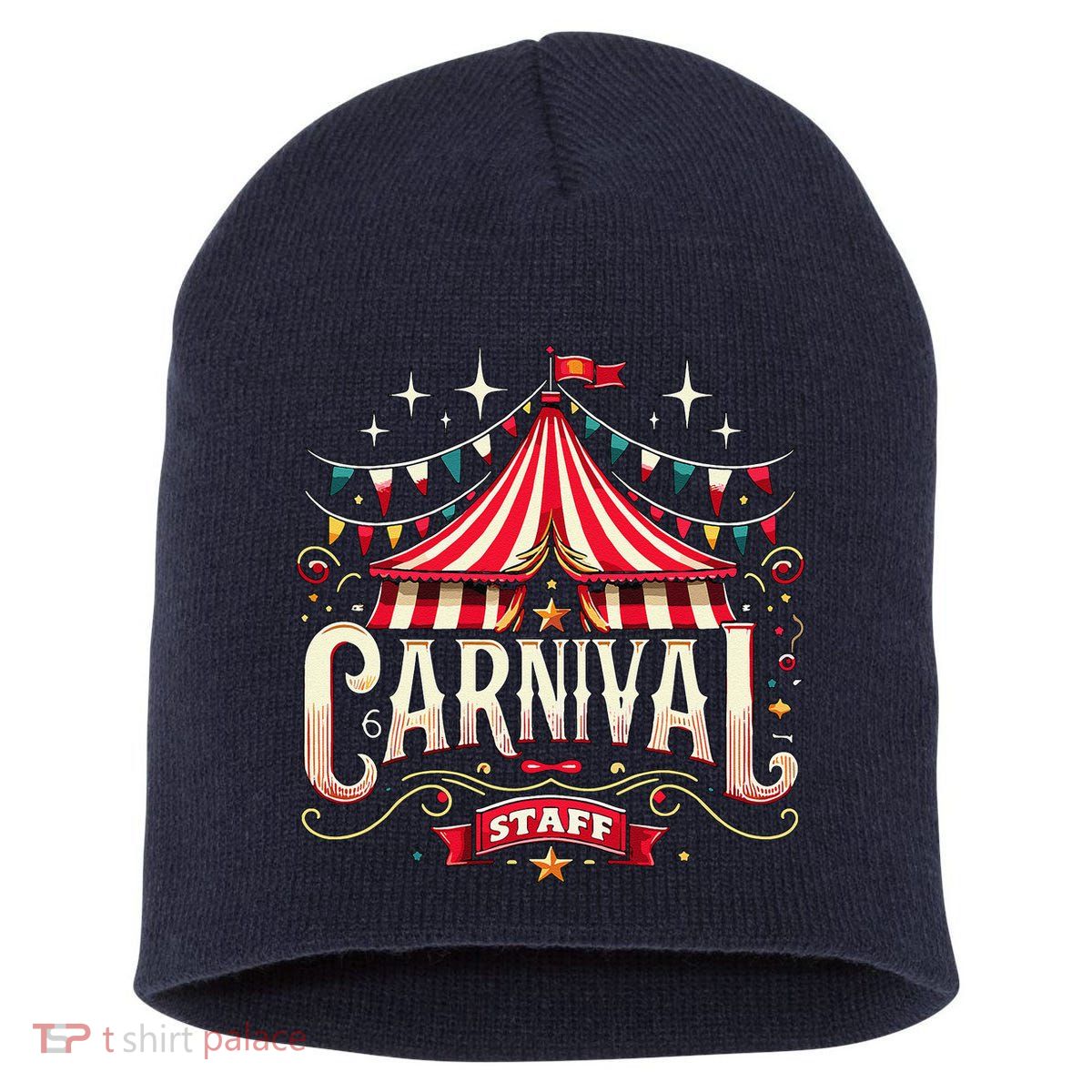 Carnival Staff Circus Matching Short Acrylic Beanie