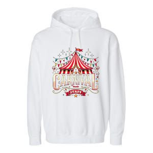 Carnival Staff Circus Matching Garment-Dyed Fleece Hoodie