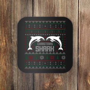 Christmas Shark Coaster