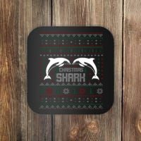 Christmas Shark Coaster