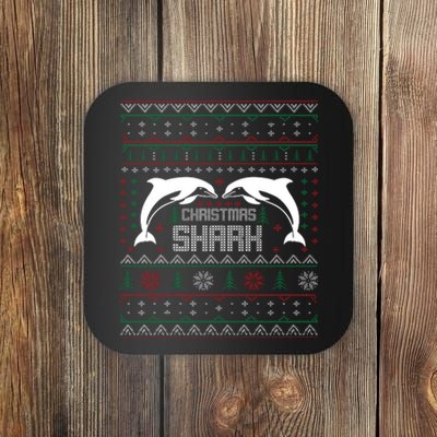 Christmas Shark Coaster