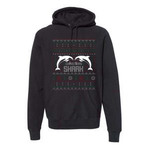 Christmas Shark Premium Hoodie