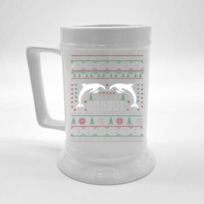 Christmas Shark Beer Stein