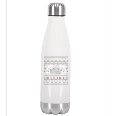 Christmas Shark Stainless Steel Insulated Water Bottle