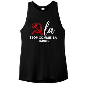 Commiela Stop Commiela Harris Stop Kamala Ladies PosiCharge Tri-Blend Wicking Tank