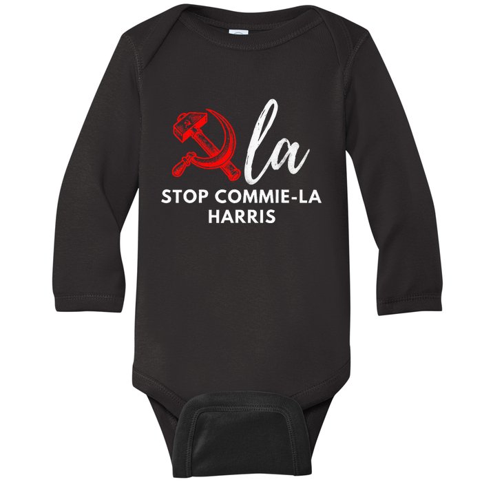 Commiela Stop Commiela Harris Stop Kamala Baby Long Sleeve Bodysuit