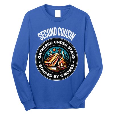 Cute Second Cousin Family Matching Camping Gift Long Sleeve Shirt