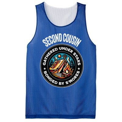 Cute Second Cousin Family Matching Camping Gift Mesh Reversible Basketball Jersey Tank