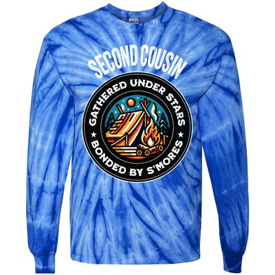 Cute Second Cousin Family Matching Camping Gift Tie-Dye Long Sleeve Shirt