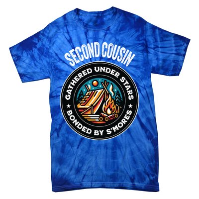 Cute Second Cousin Family Matching Camping Gift Tie-Dye T-Shirt