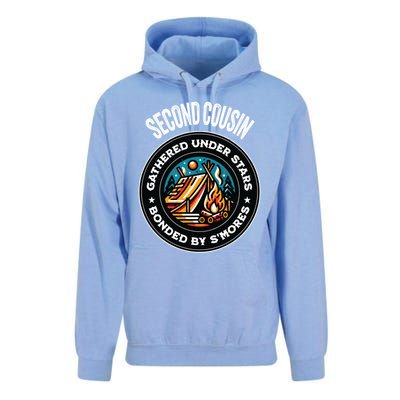 Cute Second Cousin Family Matching Camping Gift Unisex Surf Hoodie