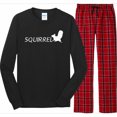 Cute Squirrel Long Sleeve Pajama Set