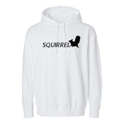 Cute Squirrel Garment-Dyed Fleece Hoodie