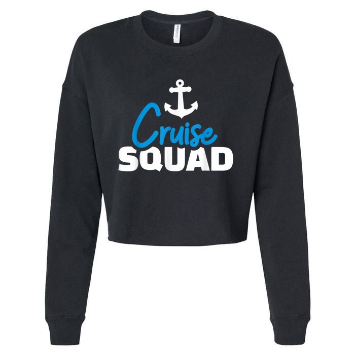 Cruise Squad Cropped Pullover Crew