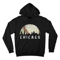 Chicago Skyline City Baseball Hoodie