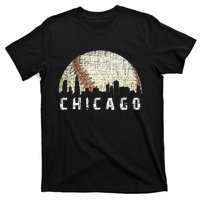 Chicago Skyline City Baseball T-Shirt